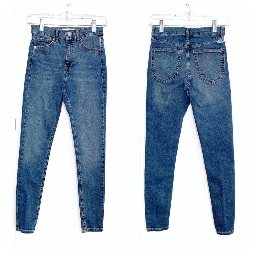 Topshop Jamie High Rise Skinny Jeans Size W28 L32